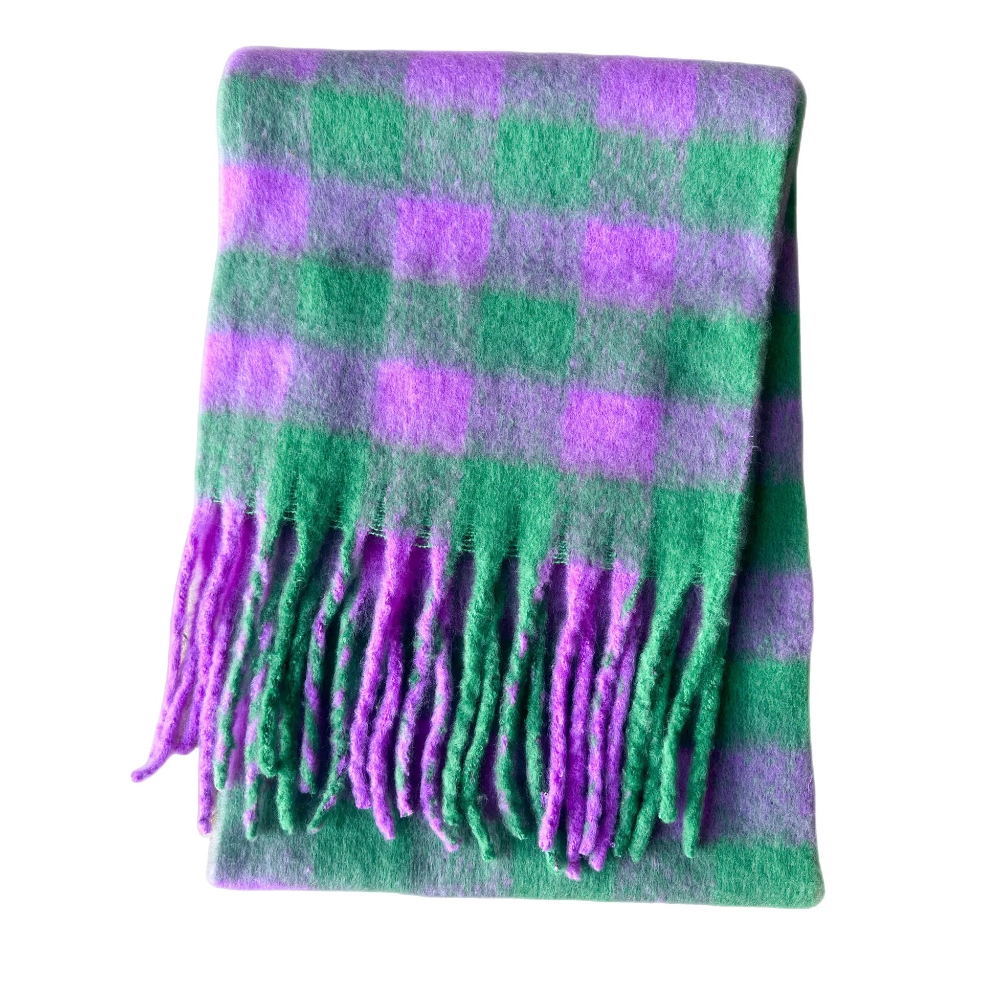 Luxury Cashmere-Feel Winter Scarf – Soft, Warm & Elegant Shawl Wrap with Tassels for Women!