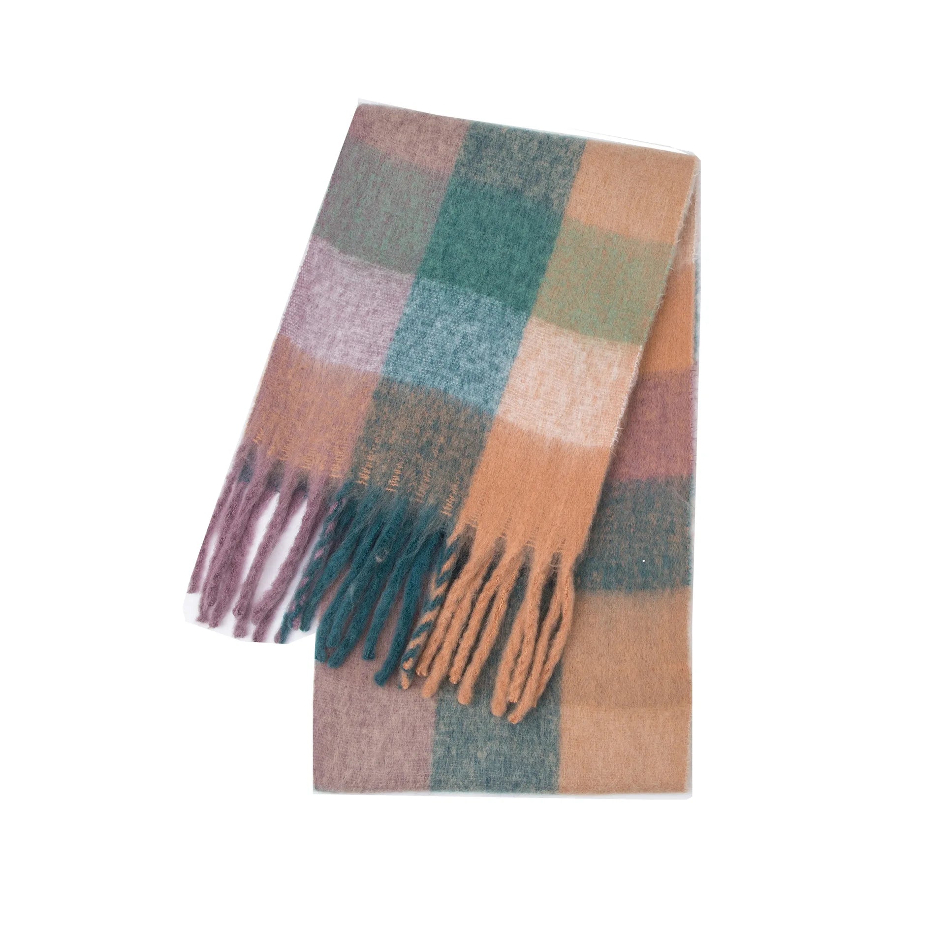 Luxury Cashmere-Feel Winter Scarf – Soft, Warm & Elegant Shawl Wrap with Tassels for Women!