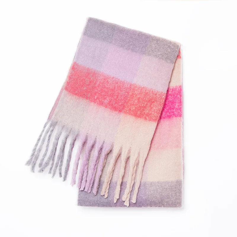 Luxury Cashmere-Feel Winter Scarf – Soft, Warm & Elegant Shawl Wrap with Tassels for Women!