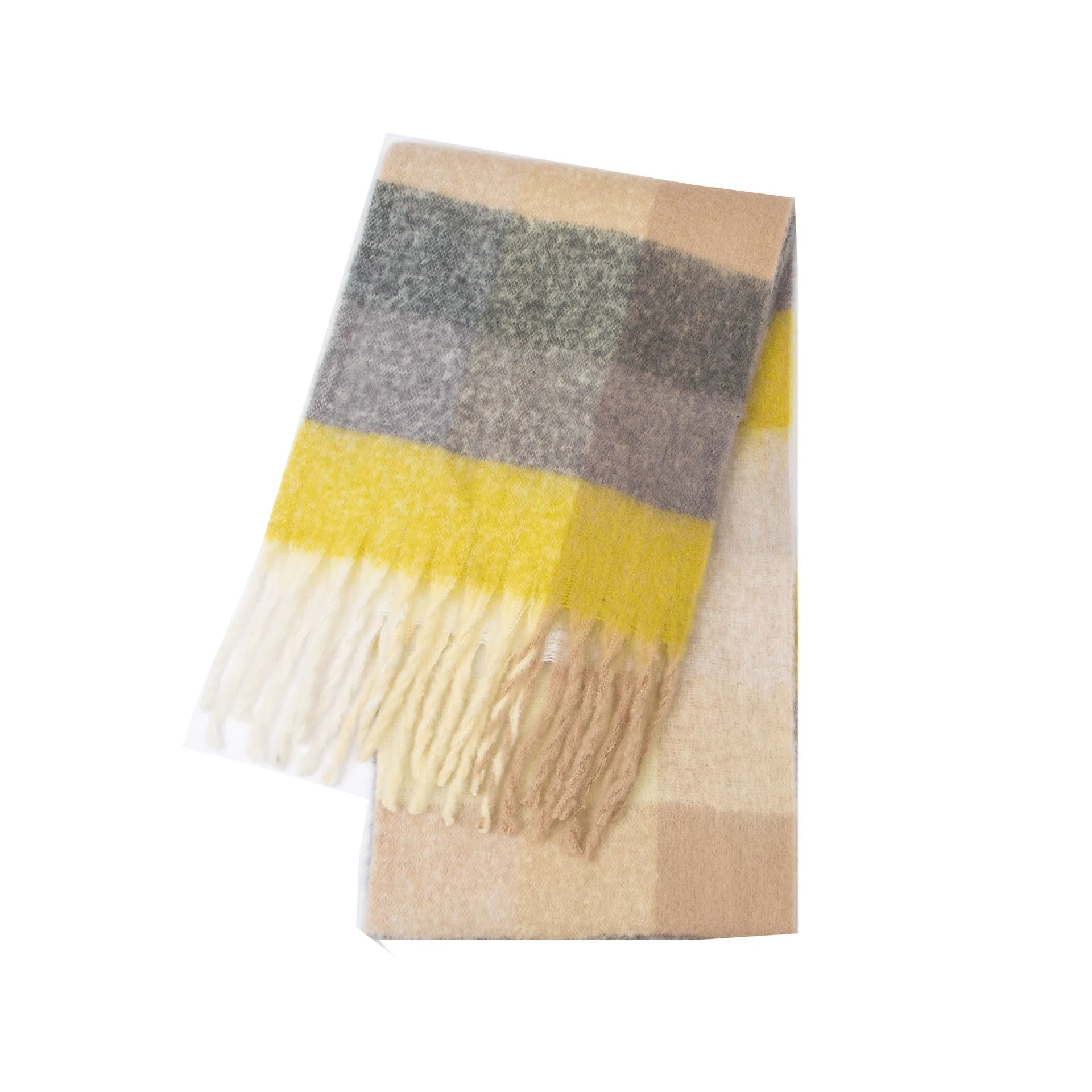 Luxury Cashmere-Feel Winter Scarf – Soft, Warm & Elegant Shawl Wrap with Tassels for Women!