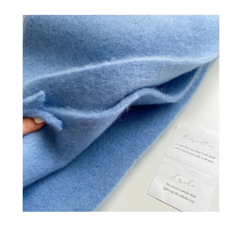 Luxury Cashmere-Feel Winter Scarf – Soft, Warm & Elegant Shawl Wrap with Tassels for Women!