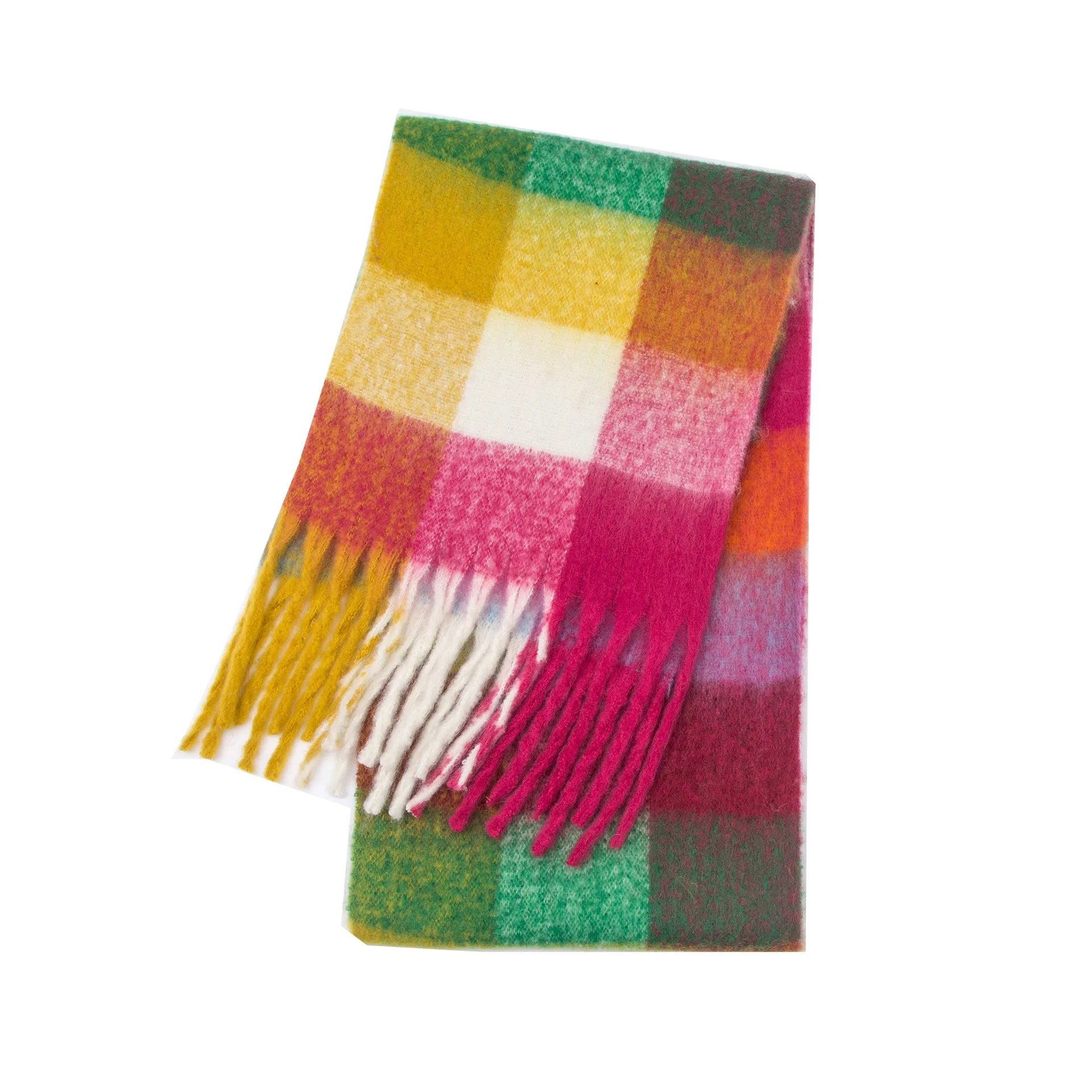 Luxury Cashmere-Feel Winter Scarf – Soft, Warm & Elegant Shawl Wrap with Tassels for Women!