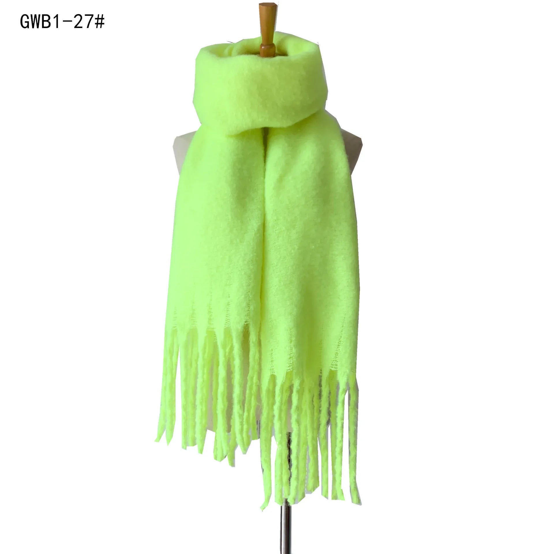 Luxury Cashmere-Feel Winter Scarf – Soft, Warm & Elegant Shawl Wrap with Tassels for Women!