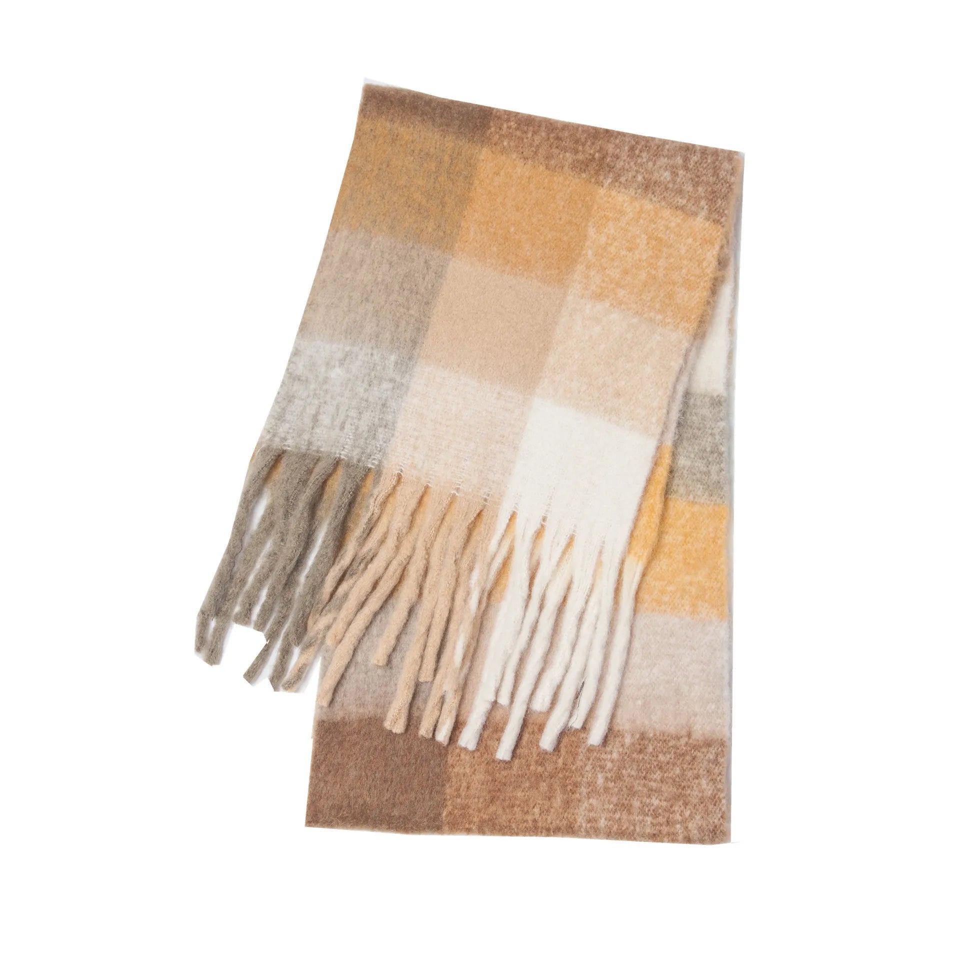 Luxury Cashmere-Feel Winter Scarf – Soft, Warm & Elegant Shawl Wrap with Tassels for Women!
