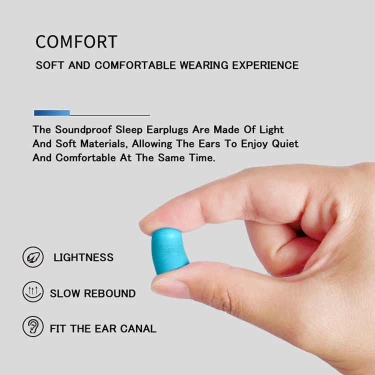 30/60 🌙 Sleep Deeper, Live Quieter – Ultra-Soft Reusable Foam Earplugs for Powerful Noise Reduction & Music Protection! 🎶✨