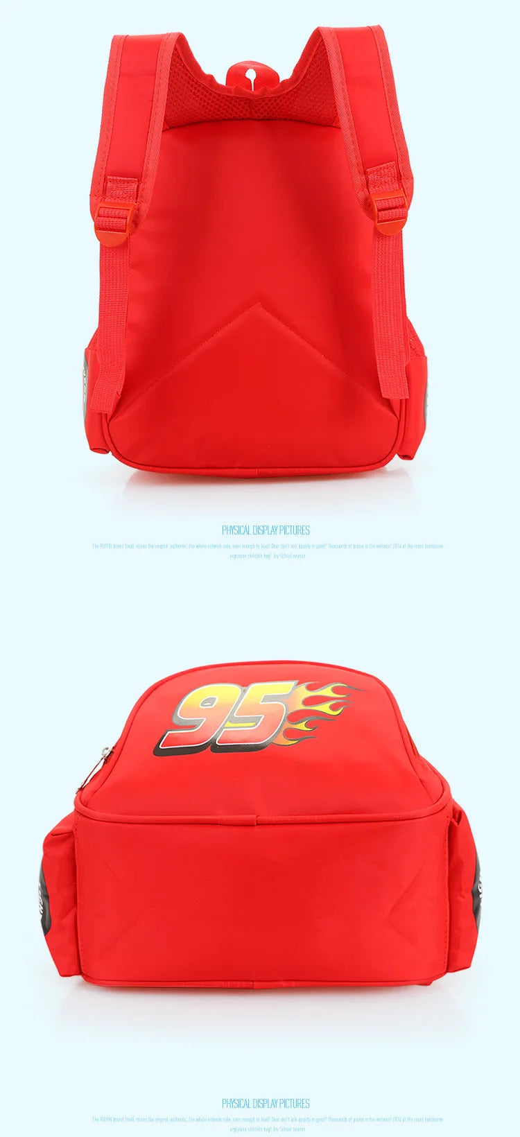Disney Cars Kids Backpack – Safe, Durable & Fun School Bag for Boys (Ages 3-6)!