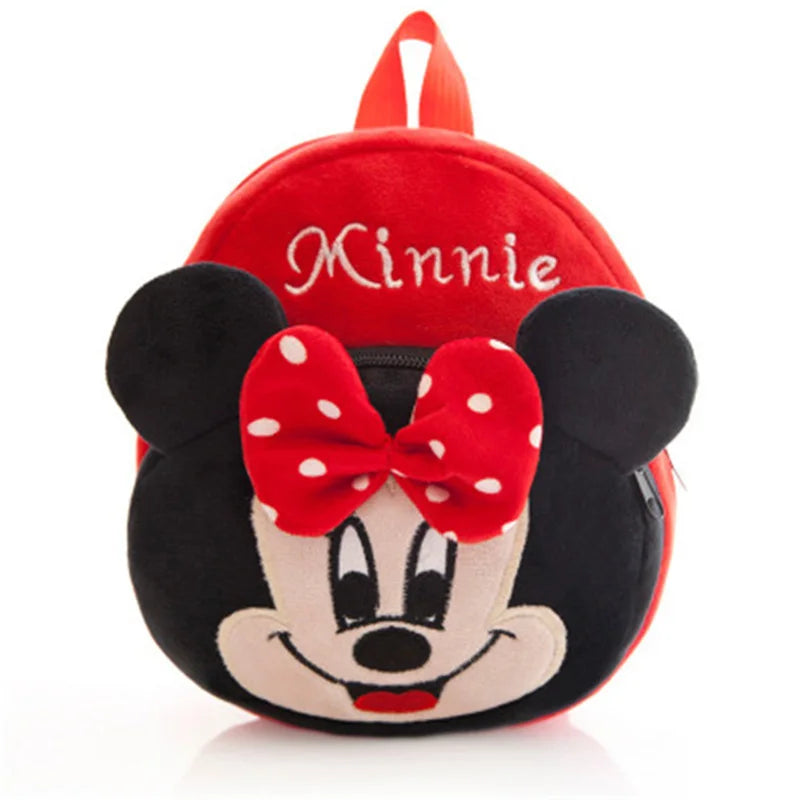 Disney Marvel Plush Backpack – Adorable & High-Capacity Cartoon Bag for Kids Featuring Mickey, Spiderman & More!
