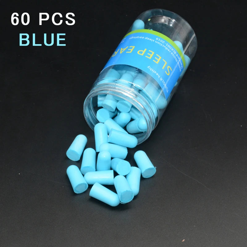 30/60 🌙 Sleep Deeper, Live Quieter – Ultra-Soft Reusable Foam Earplugs for Powerful Noise Reduction & Music Protection! 🎶✨