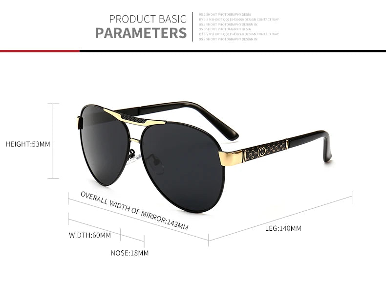 Retro Pilot Polarized Sunglasses – UV400 Alloy Frame Shades for Men & Women ✨🚘