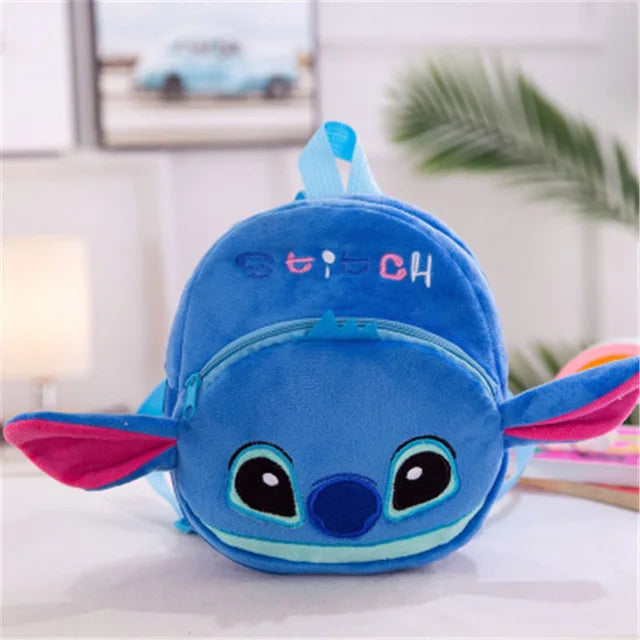 Disney Marvel Plush Backpack – Adorable & High-Capacity Cartoon Bag for Kids Featuring Mickey, Spiderman & More!