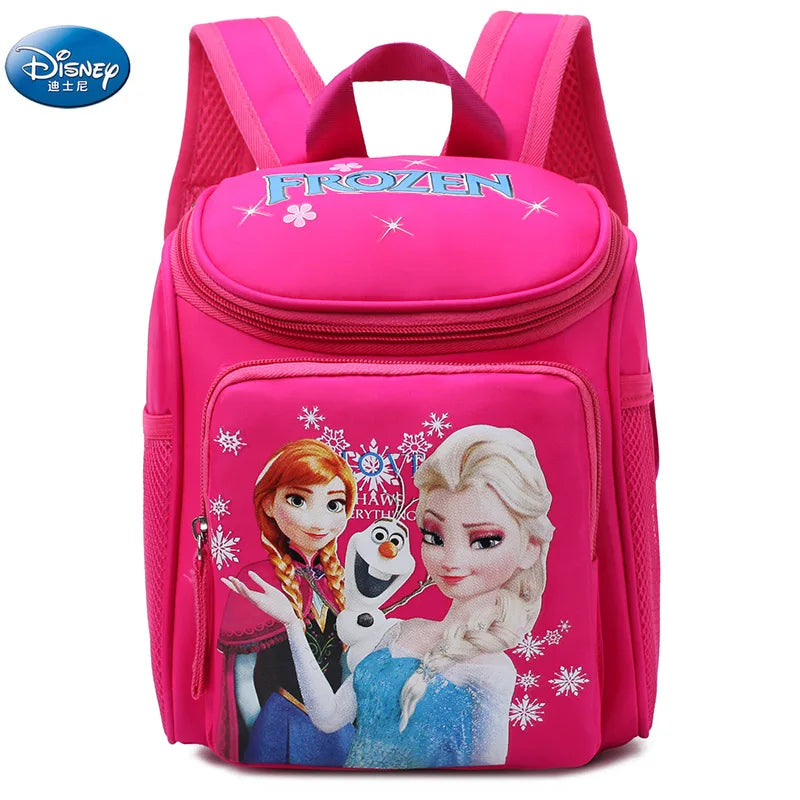 Disney Frozen Elsa & Anna Plush Backpack – Adorable & Breathable School Bag for Kids & Kindergarten!