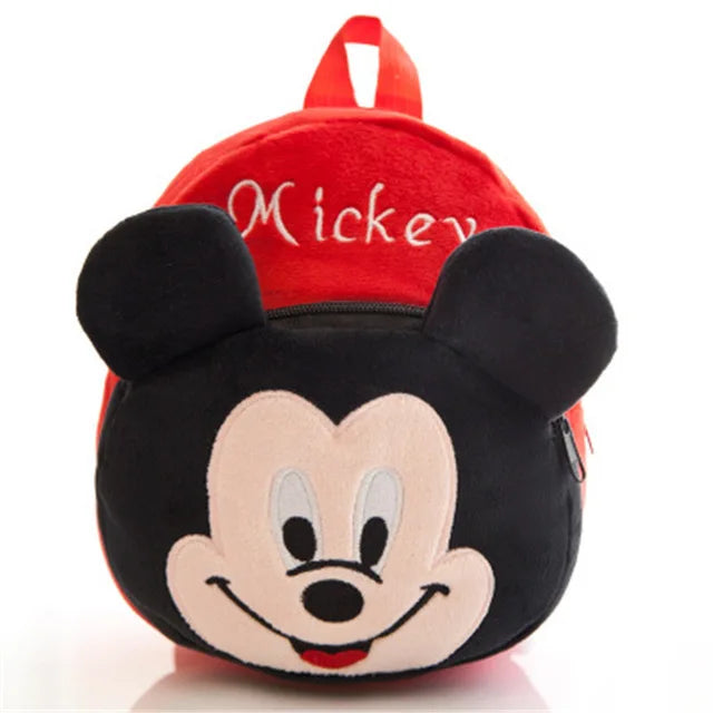 Disney Marvel Plush Backpack – Adorable & High-Capacity Cartoon Bag for Kids Featuring Mickey, Spiderman & More!