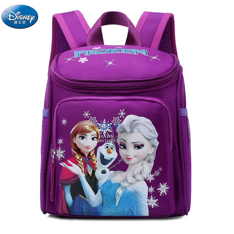 Disney Frozen Elsa & Anna Plush Backpack – Adorable & Breathable School Bag for Kids & Kindergarten!