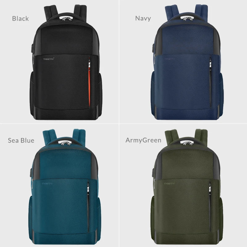 Tigernu New Multifunction Anti theft Men Backpack Bag USB Charging Travel Backpacks Male Laptop Backpack Bag For Teens Rucksack