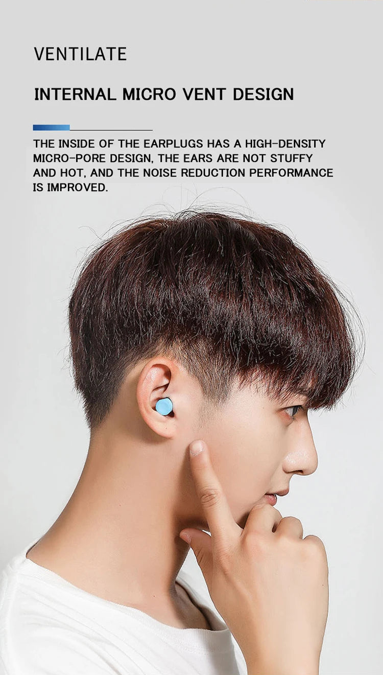 30/60 🌙 Sleep Deeper, Live Quieter – Ultra-Soft Reusable Foam Earplugs for Powerful Noise Reduction & Music Protection! 🎶✨