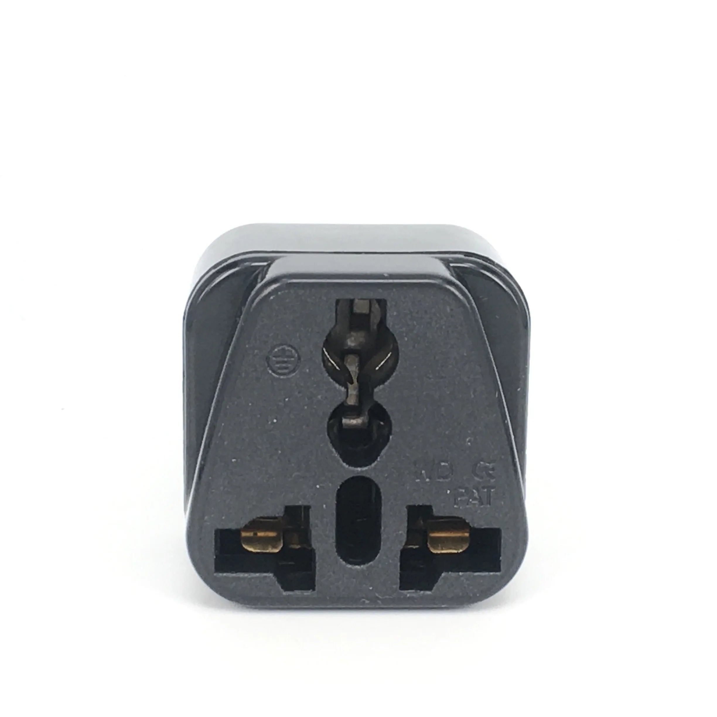 USA, Canada Universal Travel Plug Adapter (Type B) -Convert Europe, UK, India, Australia to American Socket - Round to Flat Pin