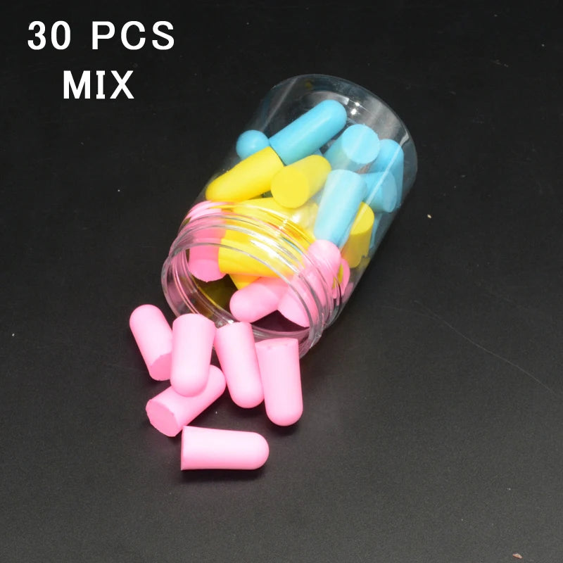 30/60 🌙 Sleep Deeper, Live Quieter – Ultra-Soft Reusable Foam Earplugs for Powerful Noise Reduction & Music Protection! 🎶✨