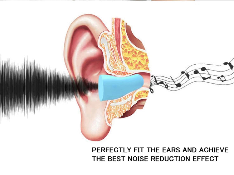 30/60 🌙 Sleep Deeper, Live Quieter – Ultra-Soft Reusable Foam Earplugs for Powerful Noise Reduction & Music Protection! 🎶✨