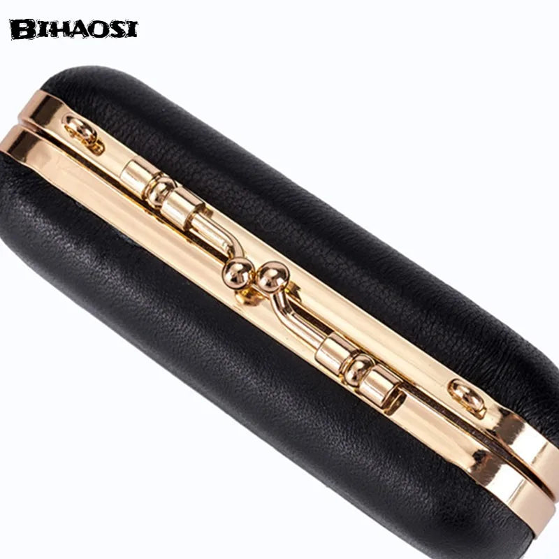 Luxury Sheepskin Mini Lipstick Case – Portable Cosmetic Box with Mirror