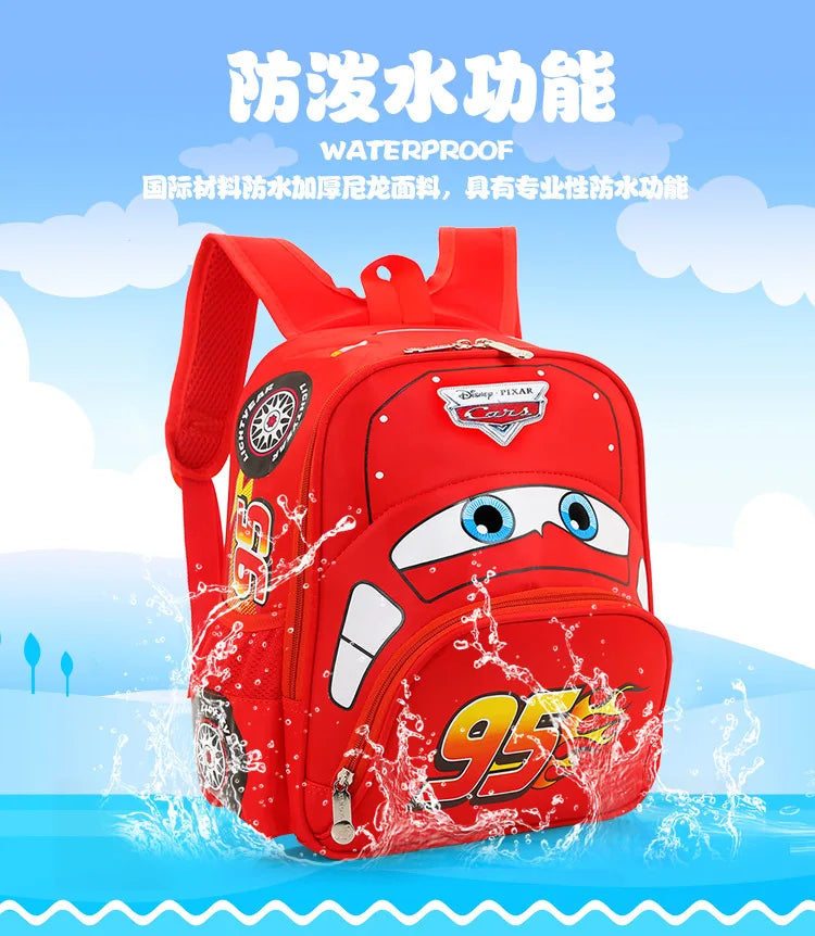 Disney Cars Kids Backpack – Safe, Durable & Fun School Bag for Boys (Ages 3-6)!