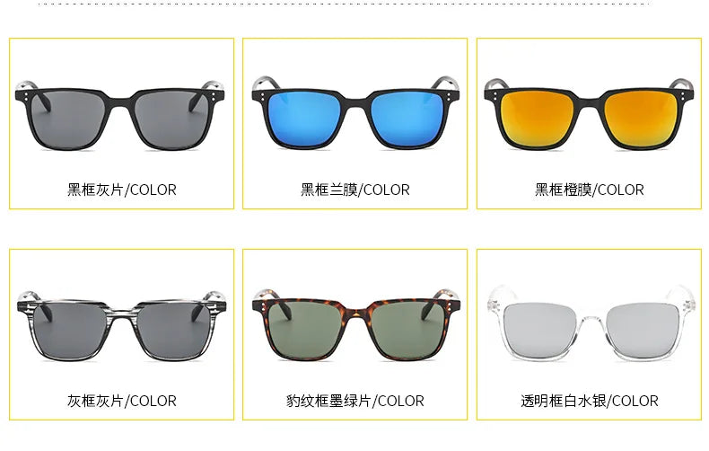 2021 Sunglasses Men's Driving Shades Male Sun Glasses For Men Retro Cheap Luxury Women Brand Designer UV400 point style