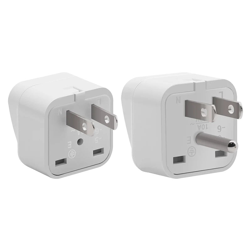 Universal Japan America 2 in 1 EU UK AU to US Travel Adapter Plug Type A/B Canada Thailand Electric Power Charger Convert Plug