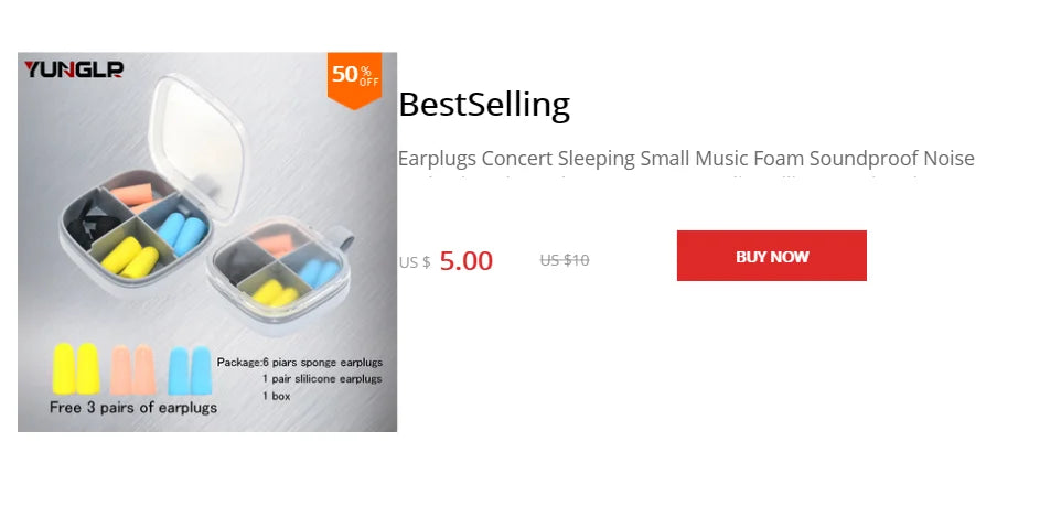 30/60 🌙 Sleep Deeper, Live Quieter – Ultra-Soft Reusable Foam Earplugs for Powerful Noise Reduction & Music Protection! 🎶✨