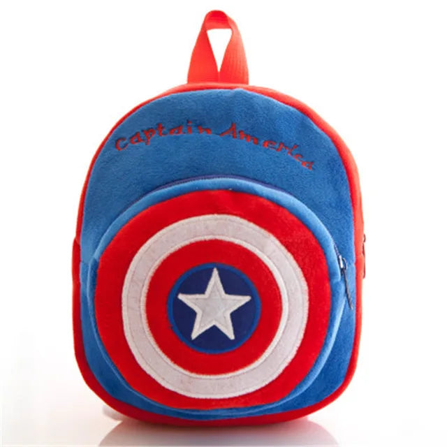 Disney Marvel Plush Backpack – Adorable & High-Capacity Cartoon Bag for Kids Featuring Mickey, Spiderman & More!