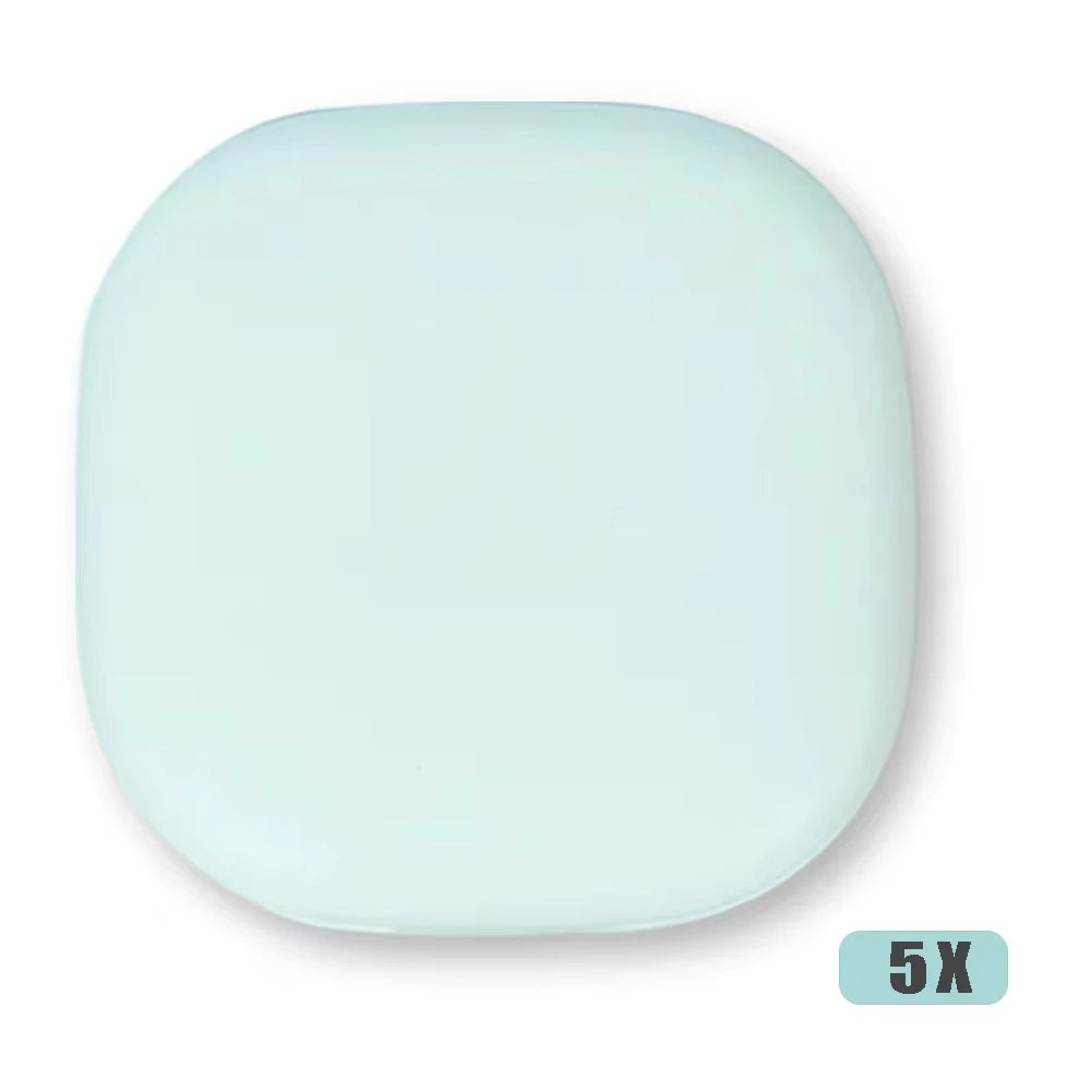 Mini LED Magnifying Makeup Mirror – 5X/10X Folding Compact Travel Vanity Mirror