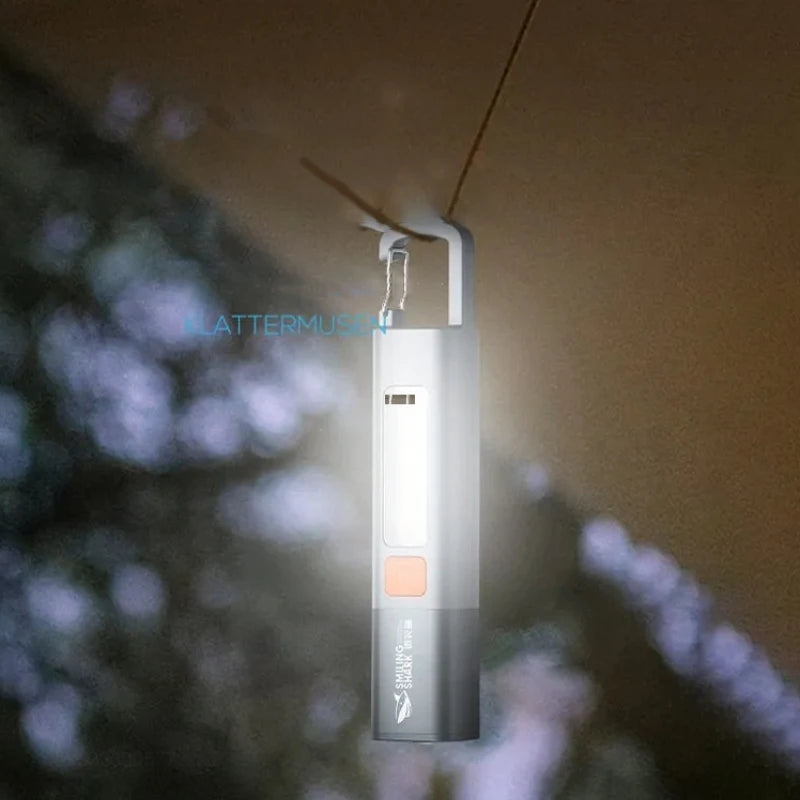 New Xiaomi Portable LED Flashlight – USB Rechargeable, Zoomable Torch for Outdoor Camping, Hiking & Emergency Use