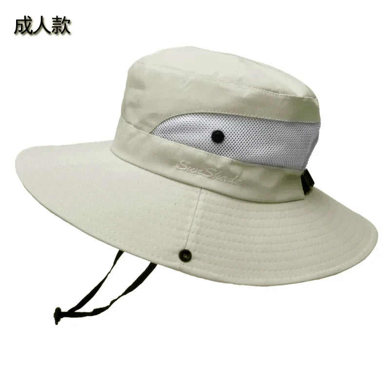 Womens Ponytail Sun Hat UV Protection Mesh Foldable Wide Brim Beach Fishing Bucket Hats Summer Hiking Outdoor Climbing hike Caps