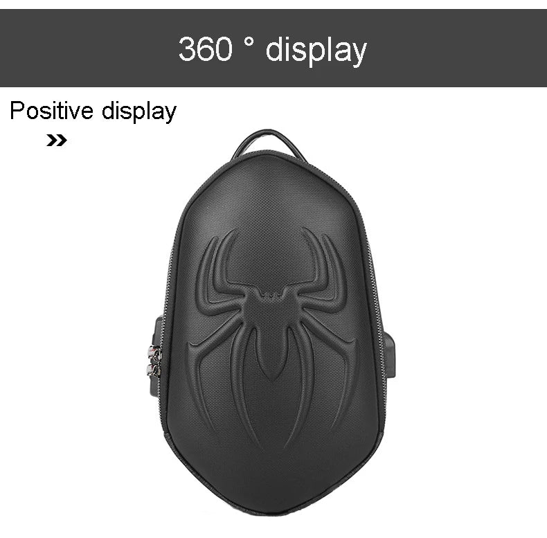 Men's Running Chest Bag – USB Charging Sling Pack for Travel, Cycling & College Students