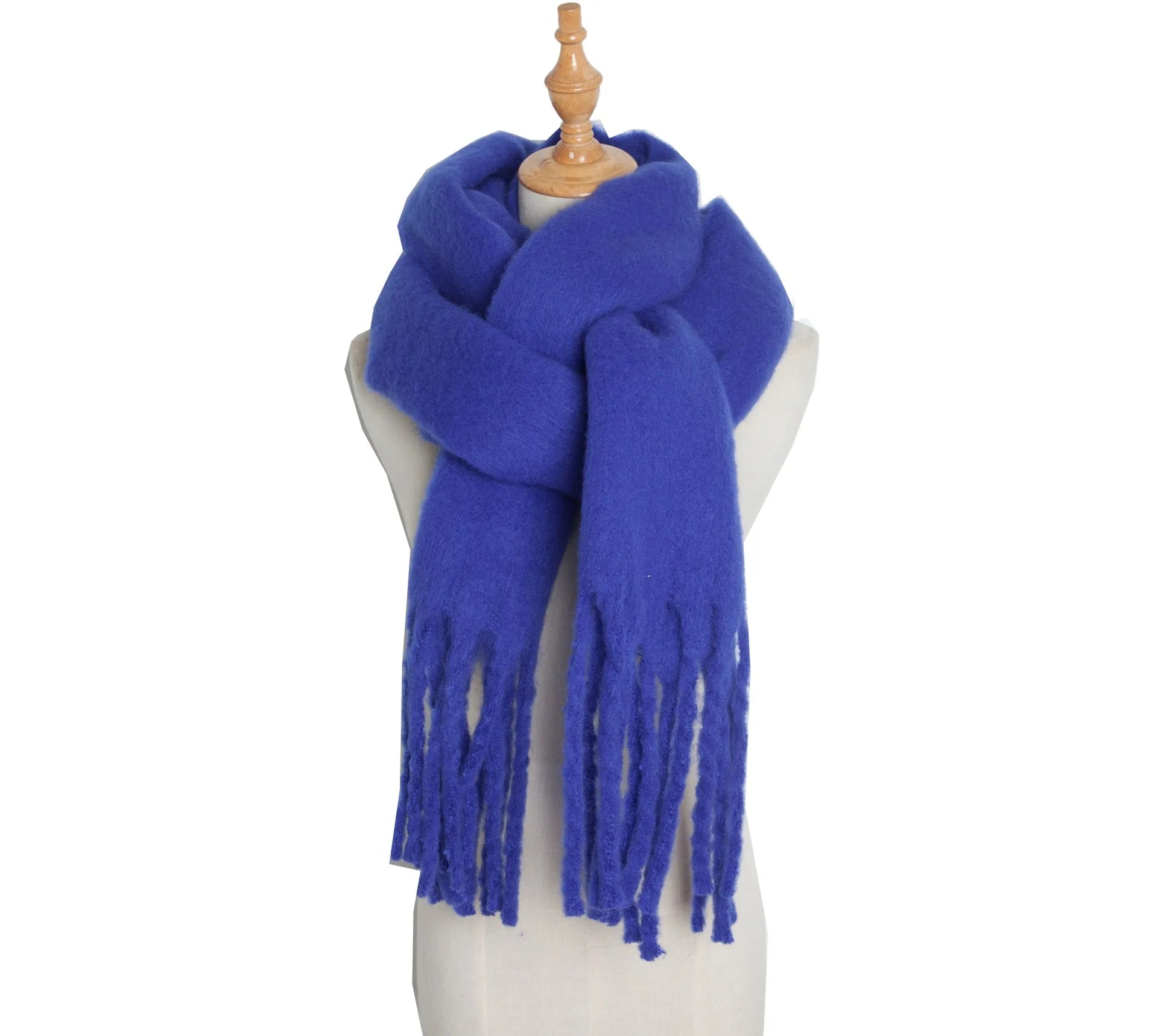 Luxury Cashmere-Feel Winter Scarf – Soft, Warm & Elegant Shawl Wrap with Tassels for Women!