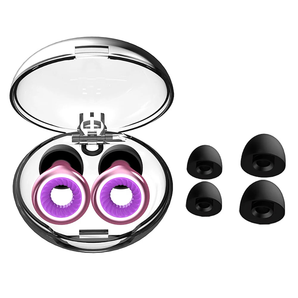 1 Pair Silicone Earplug Swimming Professional Waterproof Earplug With Exquisite Box Set Noise Reduction Earplugs For Sleeping