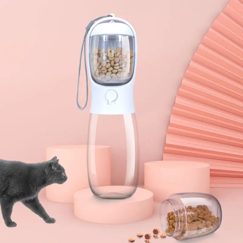 Dog Water food Bottle Portable Travel Pet Drinker Dog Bowl Food Cat Fountain Outdoor Walking Drinking Bottle Dogs Feeder