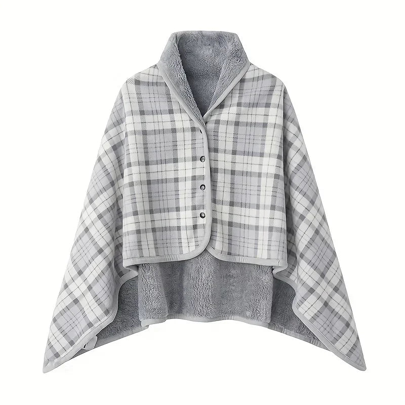 Cozy Wearable Flannel Blanket – Soft, Warm & Perfect for Home, Office & Travel Comfort!