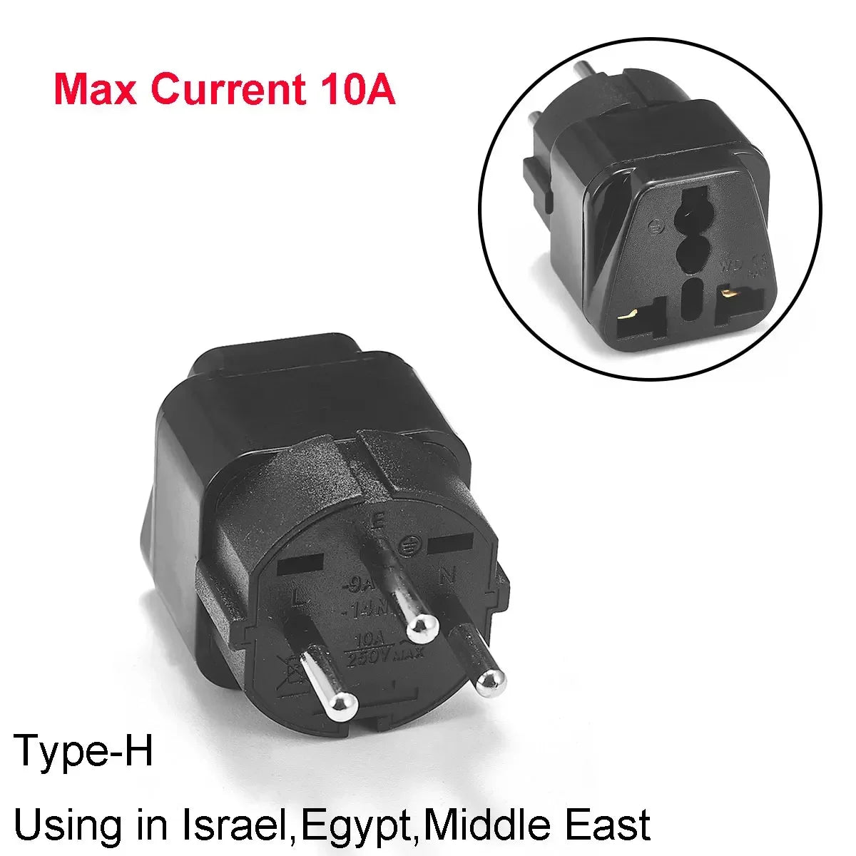 Universal Travel Plug Adapter – UK/EU/KR/US/AU/Brazil/French to Worldwide Power Socket Converter