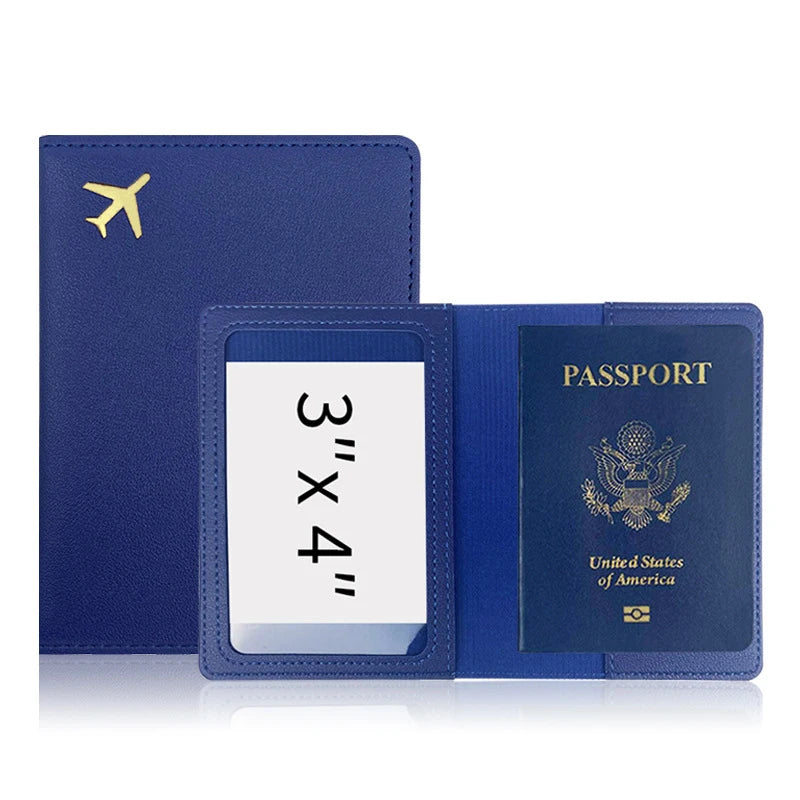 Premium PU Leather Travel Passport Holder – Stylish, Durable & Secure Protection On-the-Go