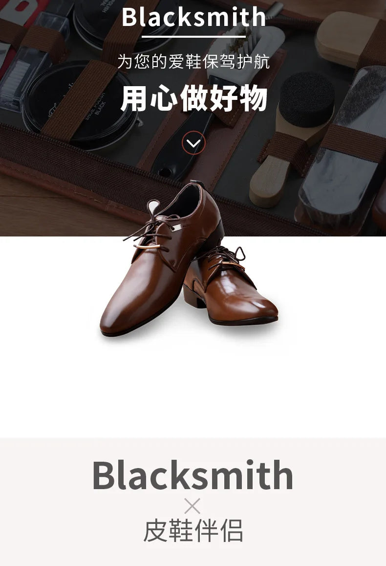 2024New Horse Hair Brush Shoe Oil Set 9-piece 11piece Set Leather Shoe Polishing Brush Household Leather Care Set protector
