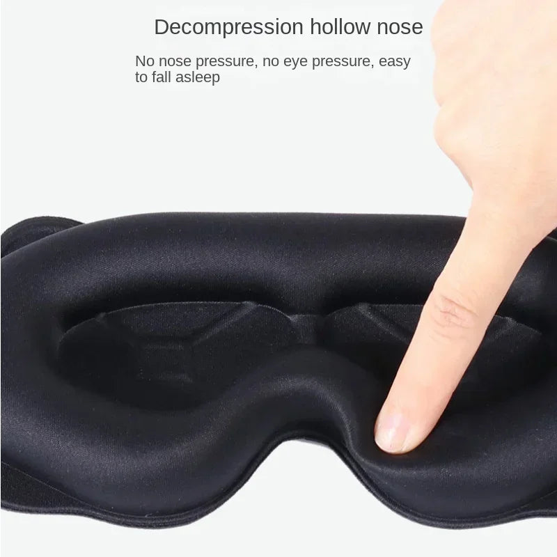 3D Sleeping Mask Block Out Light Sleep Mask For Eyes Soft Sleeping Aid Eye Mask for Travel Eyeshade Night Breathable Slaapmasker