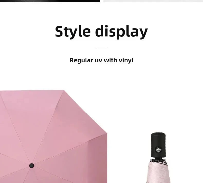 ☀️☔ Automatic UV Protection Umbrella – Three-Fold, Windproof & Customizable for Business & Travel! 🌦️✨