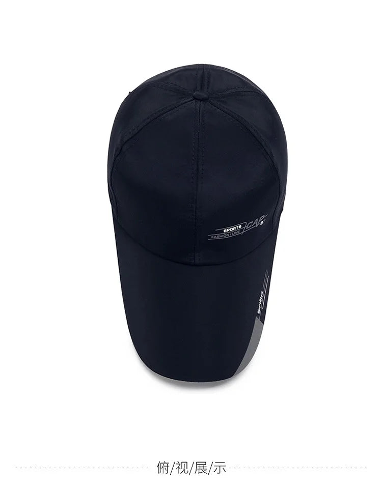 Unisex Adjustable Nylon Baseball Cap – Casual Snapback Sports Hat for Men & Women