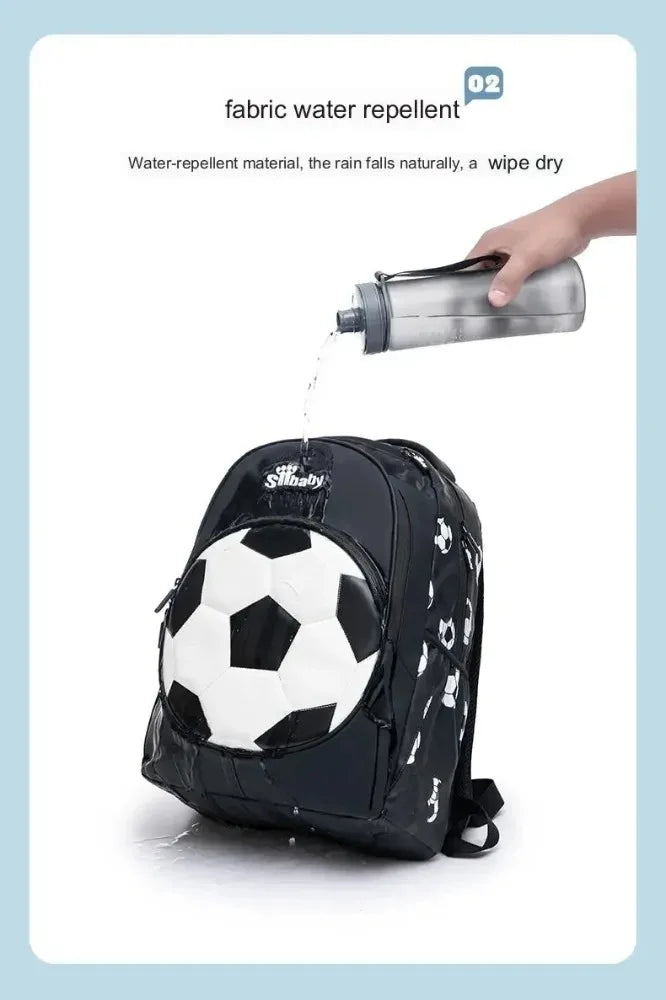 Football-Themed School Backpack – Durable & Stylish Travel Bag for Boys & Teenagers!