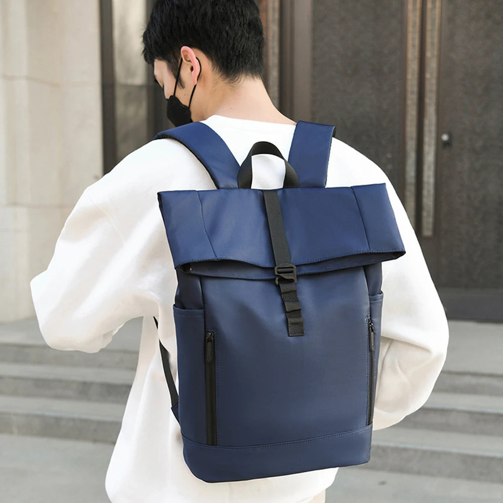 Men's Waterproof Laptop Backpack – Breathable, Large-Capacity Business & Travel Rucksack