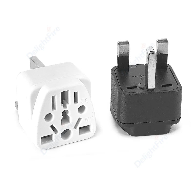 10A UK Plug Adapter – Type G Universal Travel Charger | EU/US/AU to UK Converter for British, Singapore, Malaysia Power Sockets