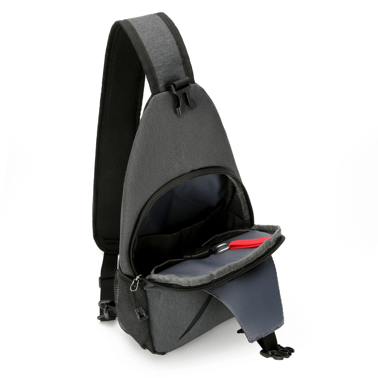 New Casual Chest Bag – Men’s Mobile Phone Crossbody Bag, Multifunctional Lightweight Outdoor Sports Shoulder Bag