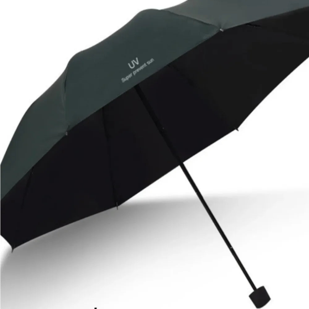 ☀️☔ Travel-Ready Mini Folding Umbrella – Compact, UV Protective & Windproof for Sun & Rain! 🌦️✨