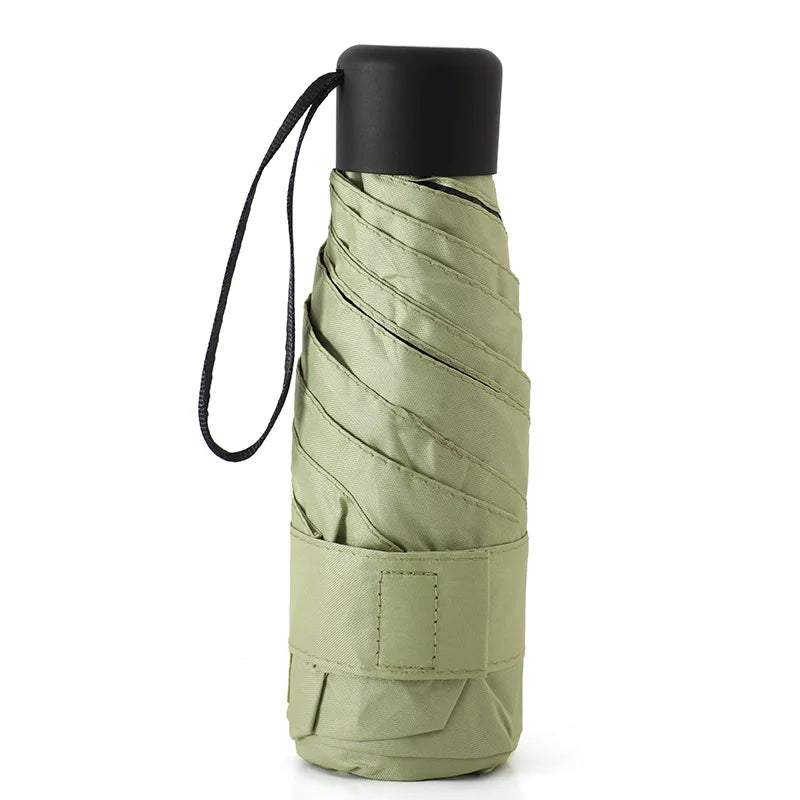 ☀️☔ Ultra-Light Mini Pocket Umbrella – Compact, Windproof & UV-Protective for Travel & Outdoor Use! 🌦️✨