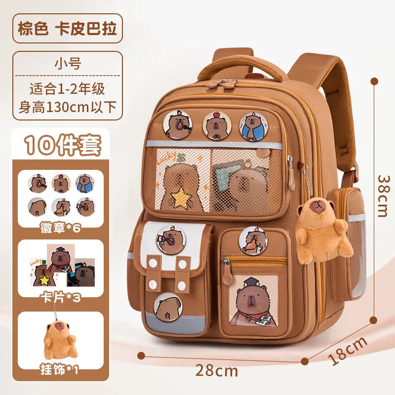 Large Waterproof Orthopedic School Backpack – Durable & Comfortable Book Bag for Boys & Kids!