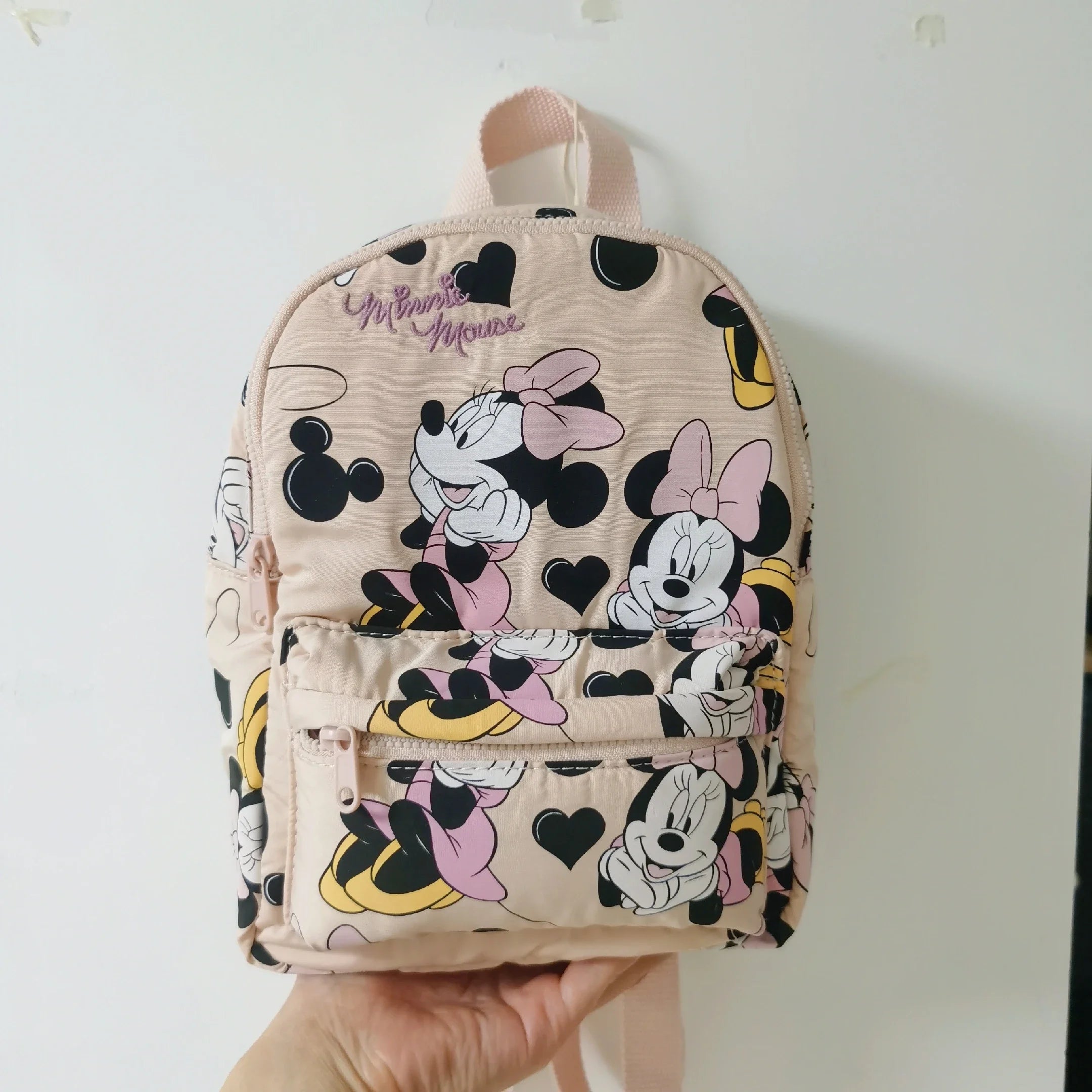 Disney Minnie Mouse Large-Capacity Backpack – Adorable & High-Quality School Bag for Girls!